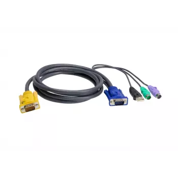 ATEN PS/2 USB KVM kábel 3m
