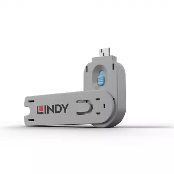 Kľúč na blokovanie portov Lindy USB Type-A Port Blocker Key modrý
