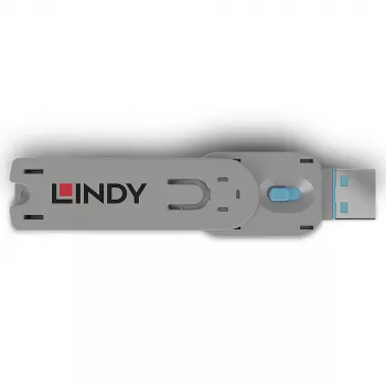 Kľúč na blokovanie portov Lindy USB Type-A Port Blocker Key modrý