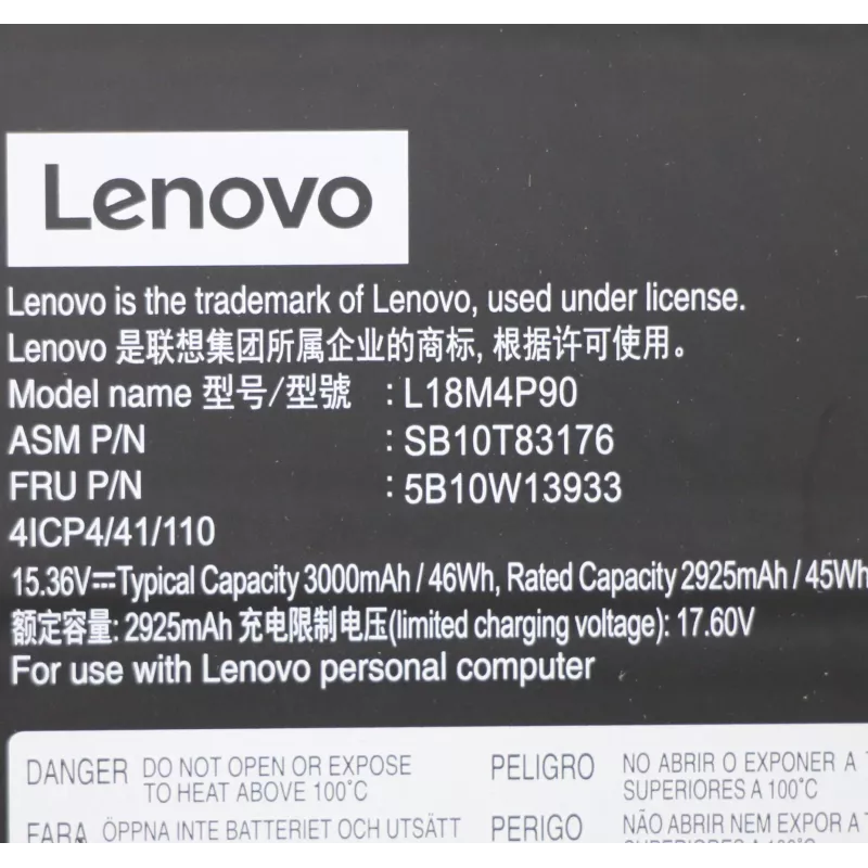 Interná lítium-iónová batéria do notebooku Lenovo 46 Wh, model 5B10W13933