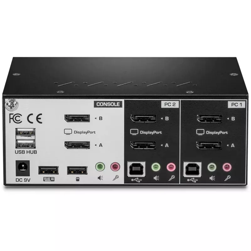 KVM prepínač Trendnet TK-240DP čierny