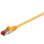 Sieťový patch kábel GOOBAY CAT6 S/FTP (PiMF), 3 m, žltý, RJ-45–RJ-45