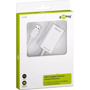 USB 3.0 Gigabit Ethernet sieťový adaptér Goobay 95442