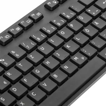 Targus AKB30DE klávesnica Home USB QWERTZ nemecká čierna