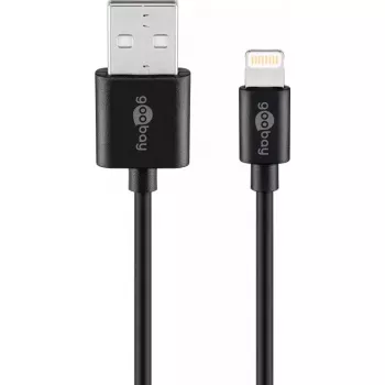 Lightning USB nabíjací a synchronizačný kábel Goobay 72906
