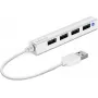 USB hub SPEEDLINK SNAPPY tenký SL-140000-WE