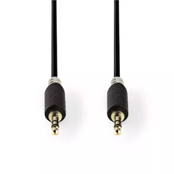 Audio kábel Nedis CABW22000AT10 1 m 3,5 mm medou plátovaný hliník