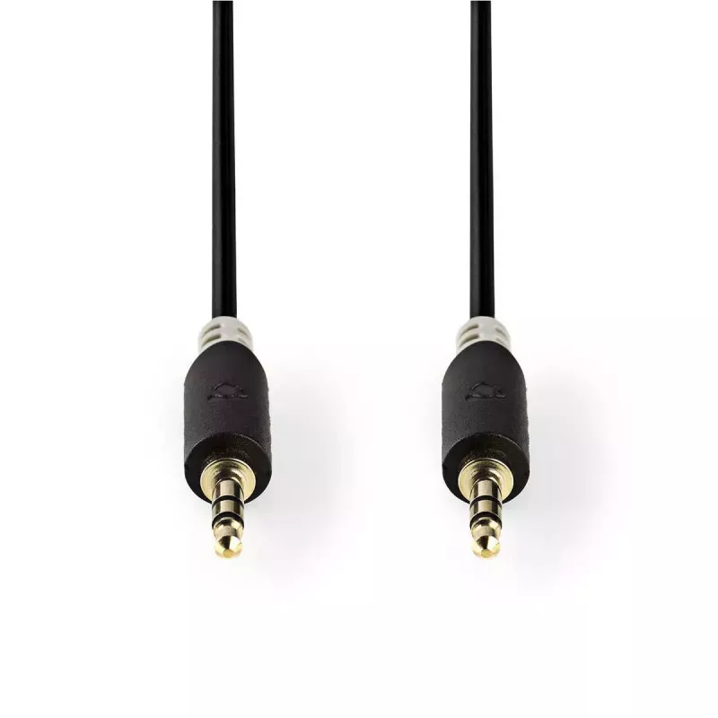 Audio kábel Nedis CABW22000AT10 1 m 3,5 mm medou plátovaný hliník