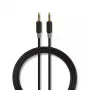 Audio kábel Nedis CABW22000AT10 1 m 3,5 mm medou plátovaný hliník