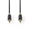 Audio kábel Nedis CABW22000AT20 2 m 3,5 mm medou plátovaný hliník