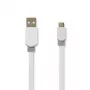 USB kábel Nedis CCBW60500WT10 1 m USB 2.0 A na Micro-USB B biely