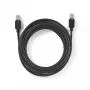 Nedis CCBW85210AT50 sieťový kábel čierny 5 m Cat6 F/UTP
