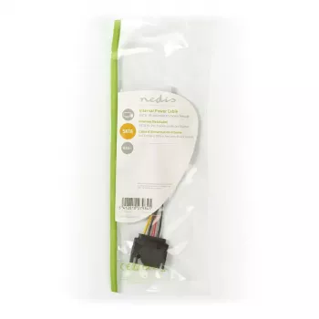 Nedis CCGP73520VA015 interný napájací kábel 0,15 m 2 x SATA 15-pinový Molex 4-pinový