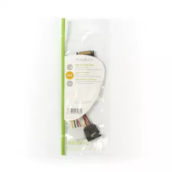 Nedis CCGP73555VA015 interný napájací kábel 0,15 m SATA 15-pinový Molex
