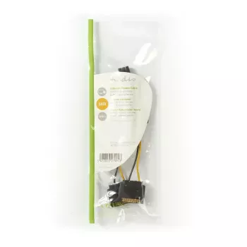 Interný napájací kábel Nedis CCGP74205VA015 0,15 m 2 x SATA 15-pin PCI-E 6-pin