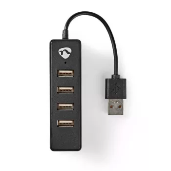 USB hub Nedis UHUBU2420BK USB 2.0 480 Mbit/s čierny