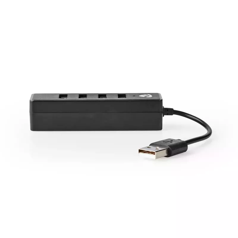 USB hub Nedis UHUBU2420BK USB 2.0 480 Mbit/s čierny