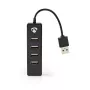 USB hub Nedis UHUBU2420BK USB 2.0 480 Mbit/s čierny