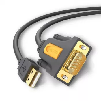 Ugreen 20210 sériový kábel čierny 1 m USB 2.0 RS-232