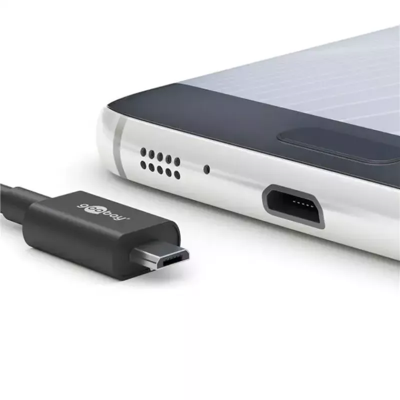 Goobay 49603 napájací zdroj Micro-USB, 15 W, 3 A, 5 V, čierny