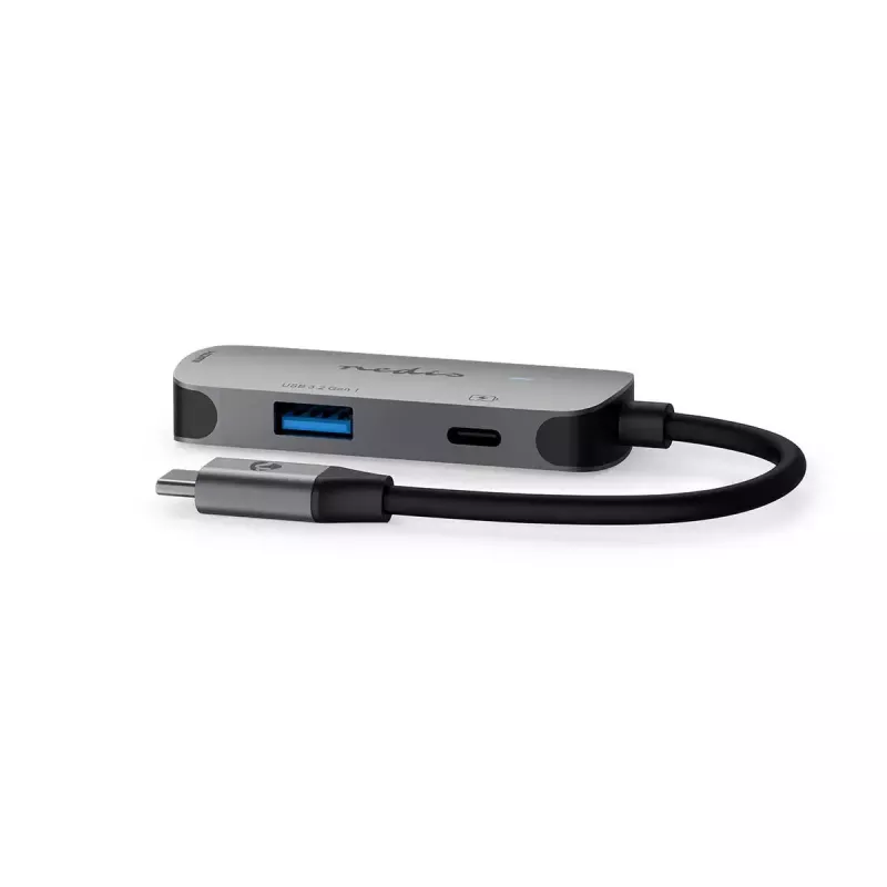 USB hub Nedis CCGB64230GY01 Type-C 5000 Mbit/s sivý
