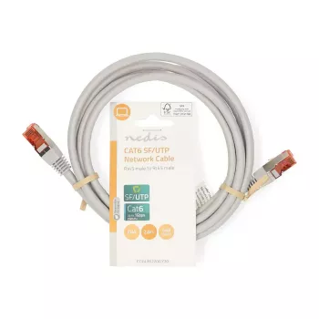 Sieťový kábel Nedis CCGL85220GY20 RJ-45 Cat6 2 m sivý