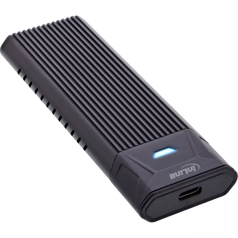 InLine USB3.2 Gen.2 USB-C na M.2 SSD (PCIe NVMe & SATA) puzdro