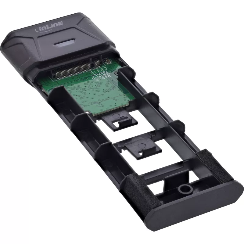 InLine USB3.2 Gen.2 USB-C na M.2 SSD (PCIe NVMe & SATA) puzdro