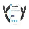 Nedis CAGL25000BK10 audio kábel 1 m TOSLINK čierny