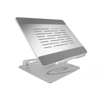 Stojan na notebook DeLOCK 18414 nastaviteľný hliník šírka 280 mm hĺbka 230 mm výška 40 mm