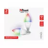 Smart žiarovka TRUST 71293 – Wi-Fi Smart Light, biela, AC, 37×100 mm, balenie 2 ks