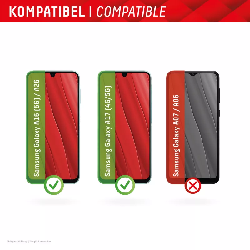 Displex Smart Glass (9H) pre Samsung Galaxy A26/A16 (5G)/A17 (4G/5G), montážne nálepky, nerozbitné