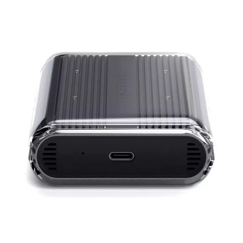 Puzdro na SSD Satechi USB4 NVMe SSD Pro 4 TB 40 Gbit/s sivá transparentná