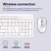 Trust Ody II klávesnica myš súčasťou Home/Office RF Wireless nemecká biela