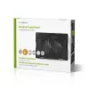 Chladiaci podložka pod laptop Nedis NBCR200BK 2 ventilátory 14 cm čierna