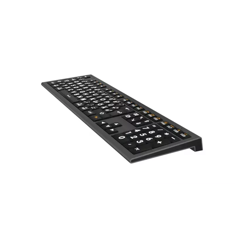 Logickeyboard LKB-LPWB-A2M-DE klávesnica Universal USB QWERTZ nemecká čierna