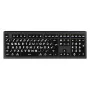 Logickeyboard LKB-LPWB-A2M-DE klávesnica Universal USB QWERTZ nemecká čierna