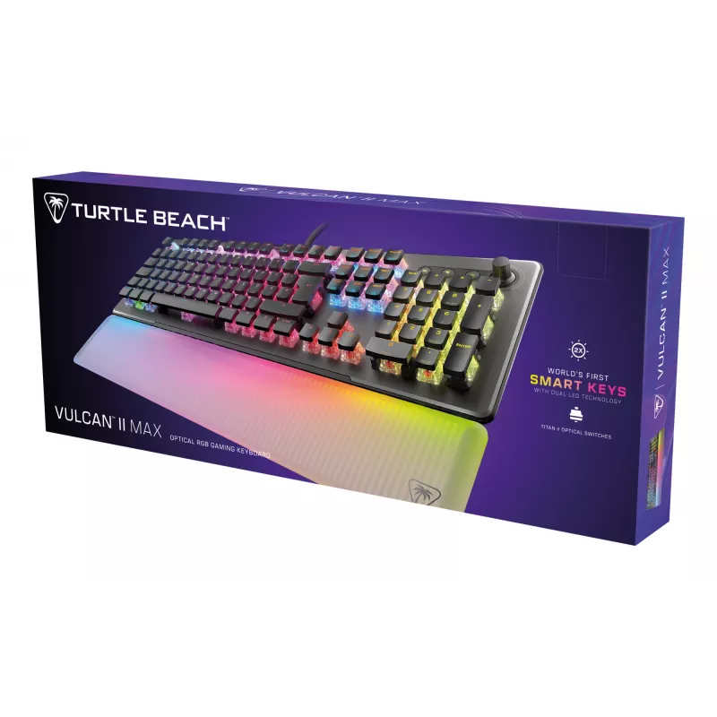 Turtle Beach Vulcan II Max klávesnica Gaming USB QWERTZ čierna