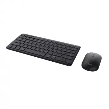 Trust Lyra klávesnica myš súčasťou balenia kancelária RF Wireless + Bluetooth QWERTZ nemecká čierna