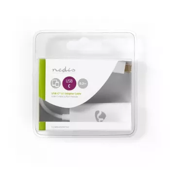 Sieťový kábel Nedis CCGB64950WT02 RJ-45 Cat8.1 0,2 m biely
