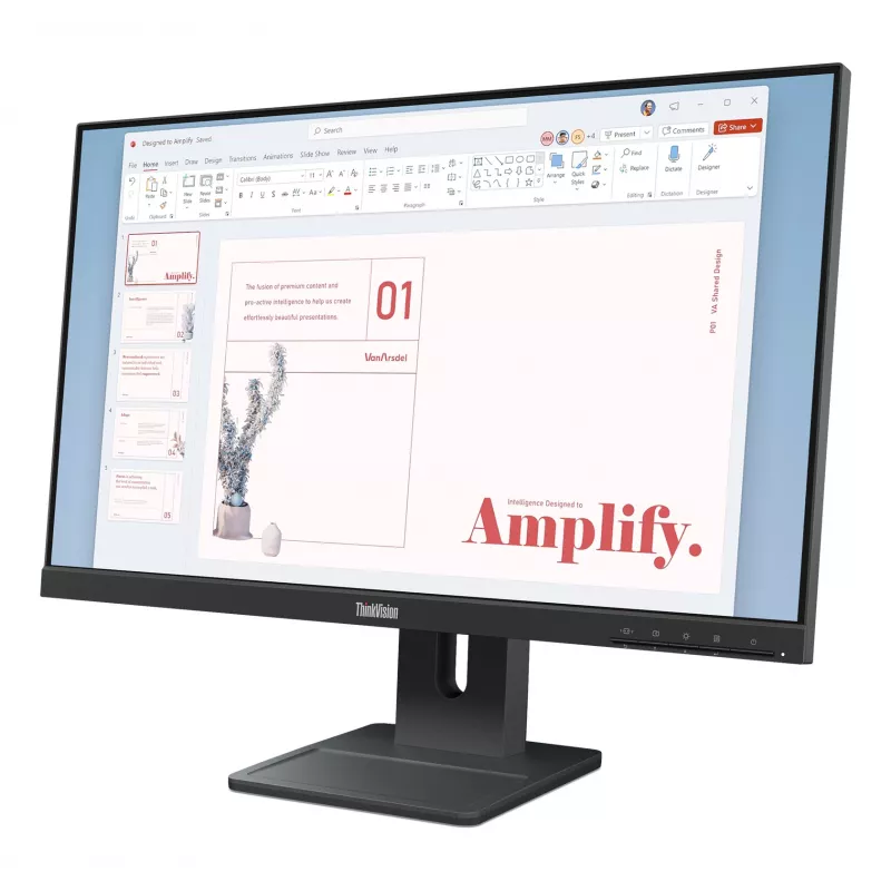Lenovo ThinkVision E24-40 64BAMAR1EU podnikový LED monitor, 61 cm (24 palcov), Full HD, 100 Hz