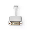 Nedis CCTB37250AL02 video adaptérový kábel 0,2 m DisplayPort DVI-D strieborný