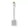 Nedis CCTB37250AL02 video adaptérový kábel 0,2 m DisplayPort DVI-D strieborný