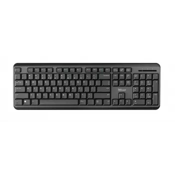 Trust TK-350 klávesnica Office RF Wireless QWERTZ nemecká čierna