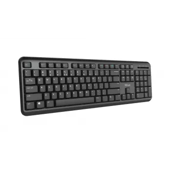 Trust TK-350 klávesnica Office RF Wireless QWERTZ nemecká čierna
