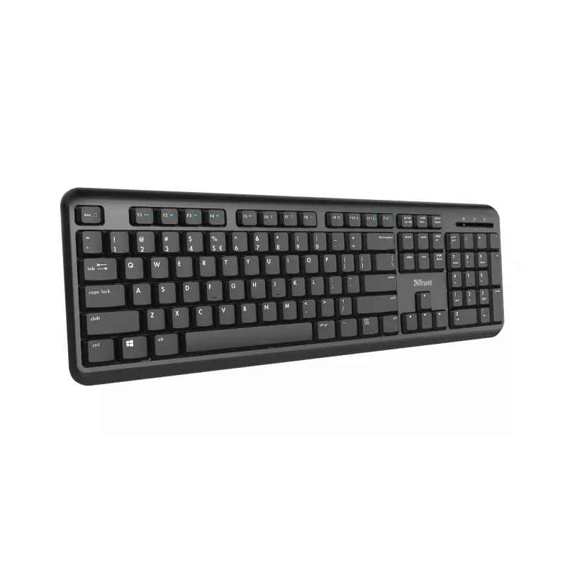 Trust TK-350 klávesnica Office RF Wireless QWERTZ nemecká čierna