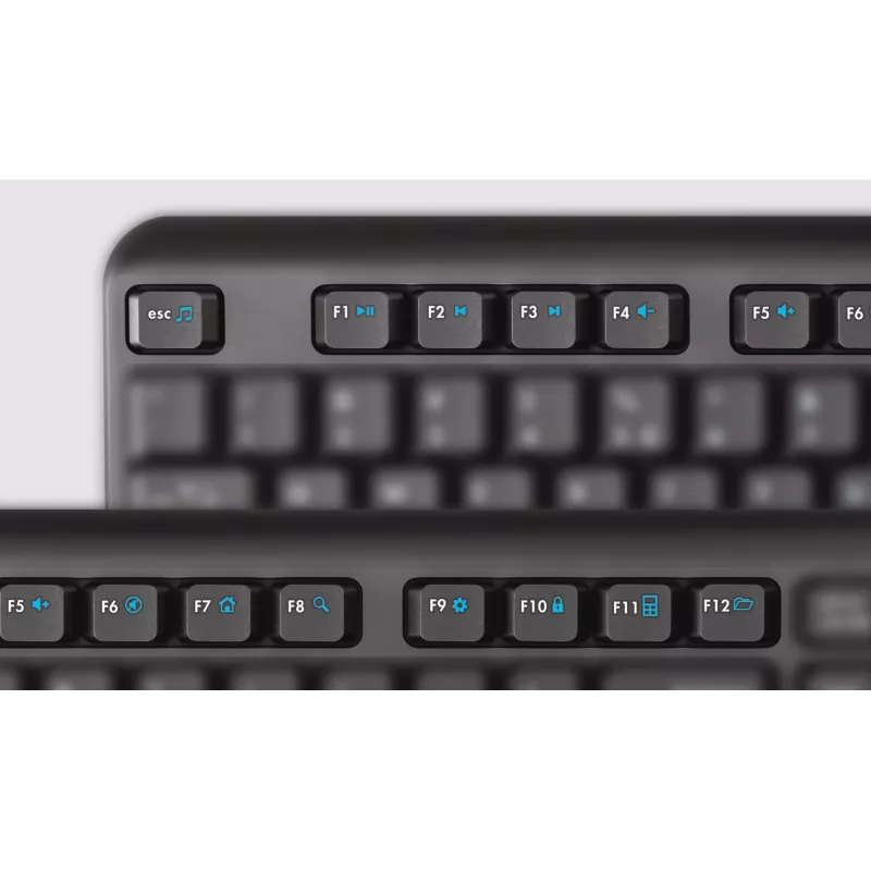 Trust TK-350 klávesnica Office RF Wireless QWERTZ nemecká čierna