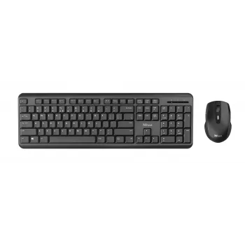 Trust TKM-350 klávesnica myš vrátane Office RF Wireless QWERTZ nemecká čierna
