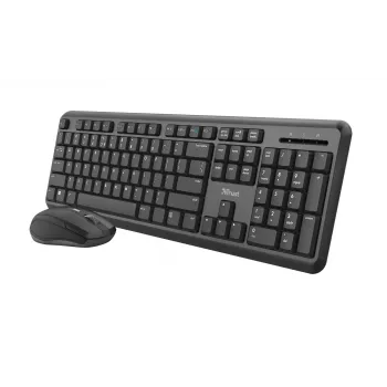 Trust TKM-350 klávesnica myš vrátane Office RF Wireless QWERTZ nemecká čierna