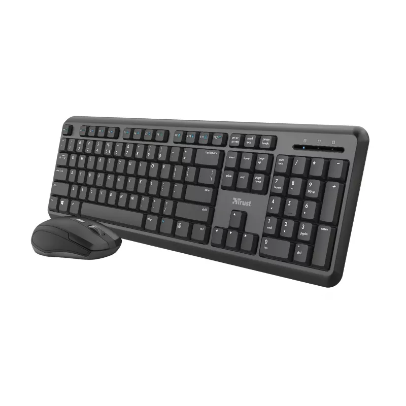 Trust TKM-350 klávesnica myš vrátane Office RF Wireless QWERTZ nemecká čierna